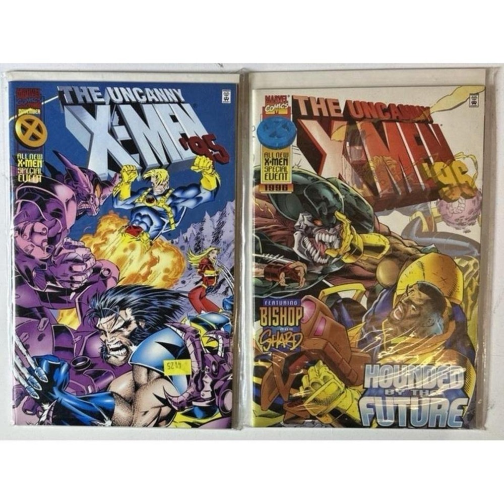 The Uncanny X-Men '95 '96 annual comic book lot 1990s VF/NM (D3)
